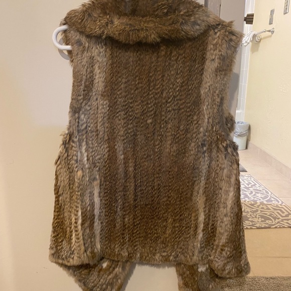 Real rabbit fur vest calypso size S - Picture 4 of 6